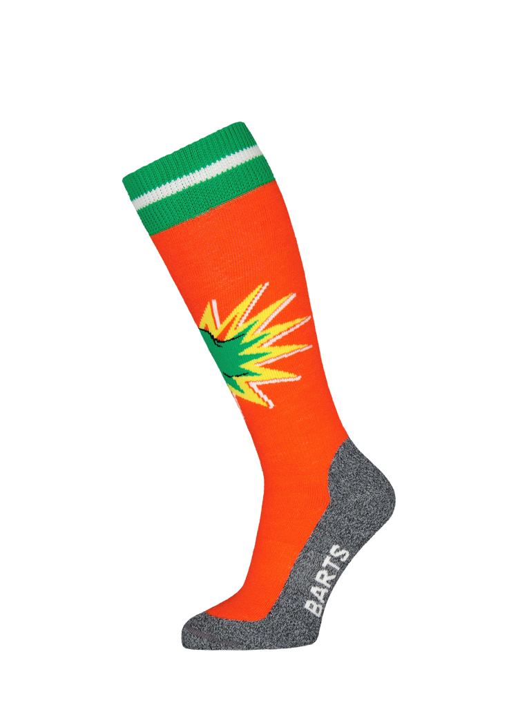Kids Skisock Dino Kids orange