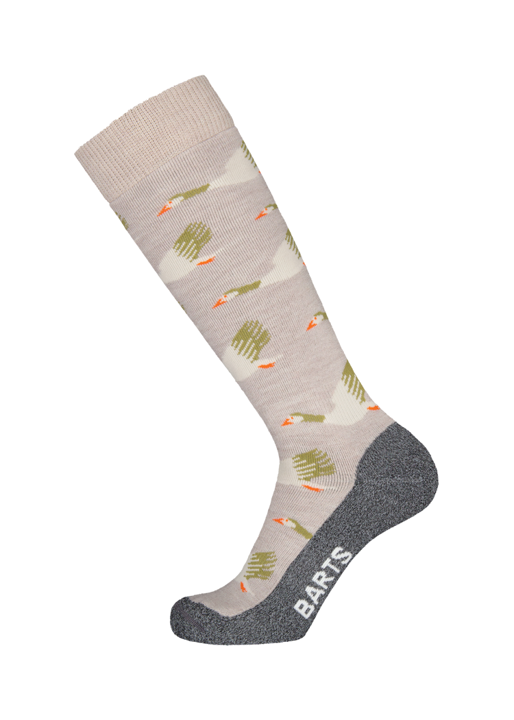 Unisex Skisock Geese cream