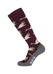 Unisex Skisock Geese aubergine