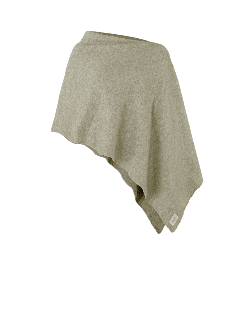 Women Bethina Poncho pale army