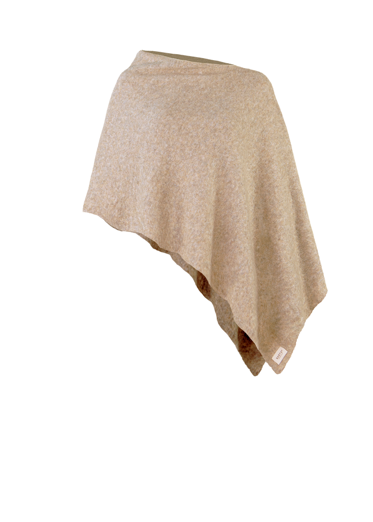 Women Bethina Poncho light brown