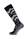 Unisex Skisock Peaks black