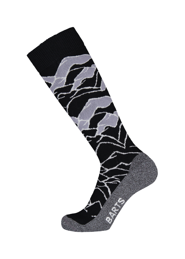 Unisex Skisock Peaks black