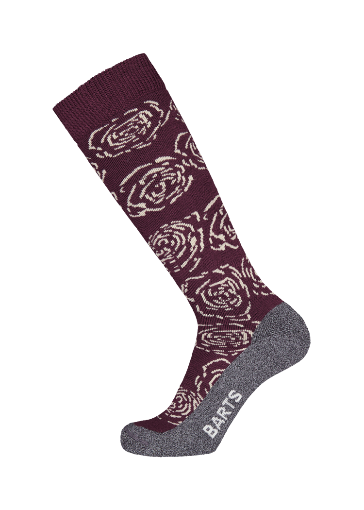 Unisex Skisock Rose aubergine