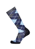 Unisex Snow Sock Argyle dark heather