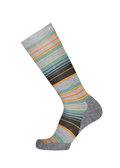Unisex Snow Sock Stripe heather grey