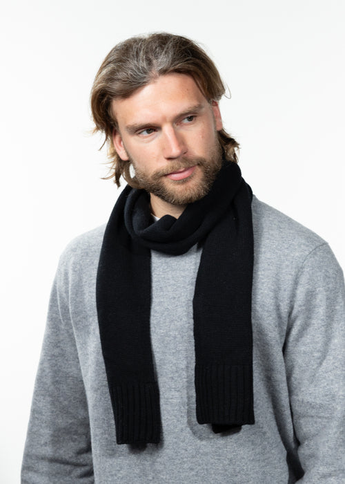 Men Alpsy Scarf black - Front