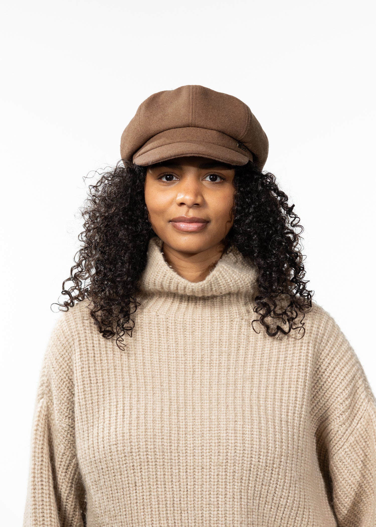 Women Catriona Cap light brown - Front