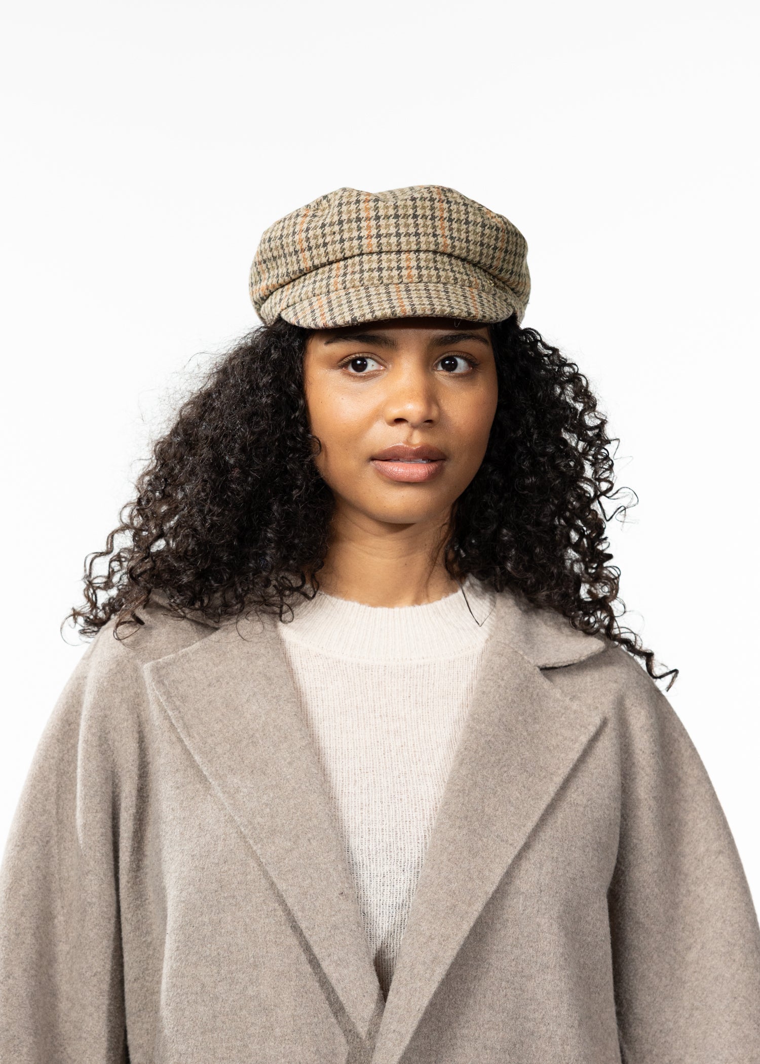 Women Eefie Cap beige - Front
