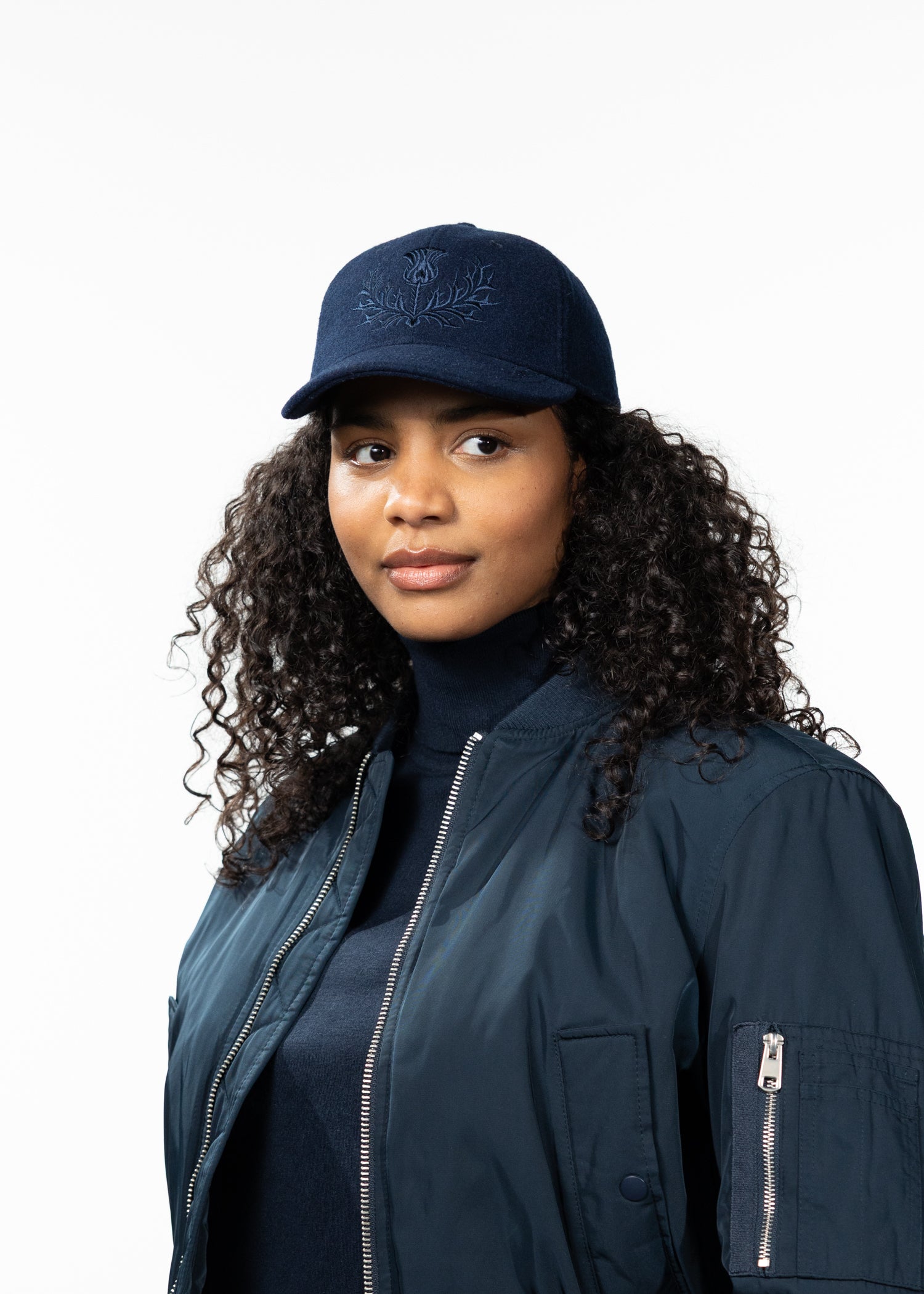 Women Sheenagh Cap dark blue - Front