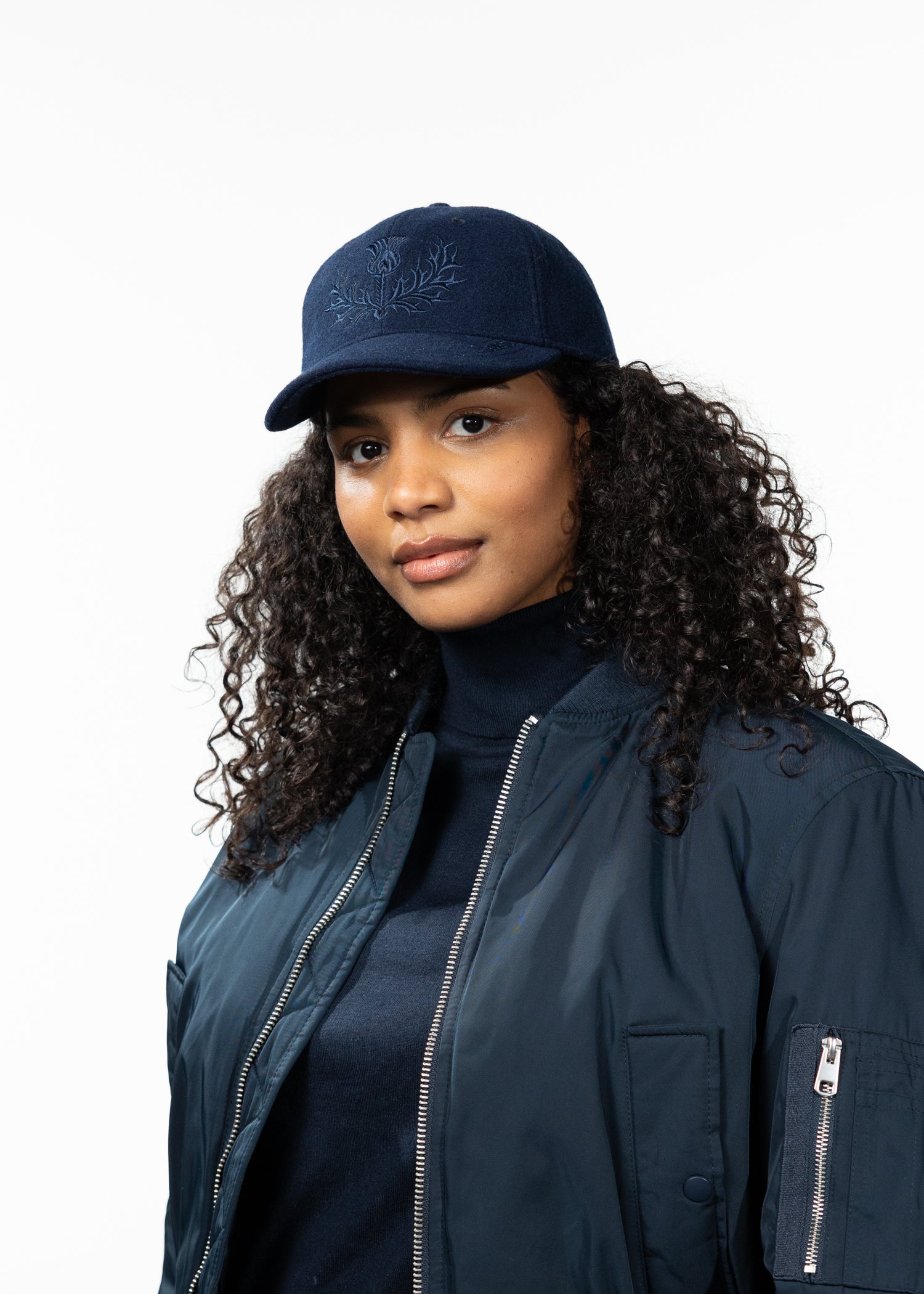 Women Sheenagh Cap dark blue - Front