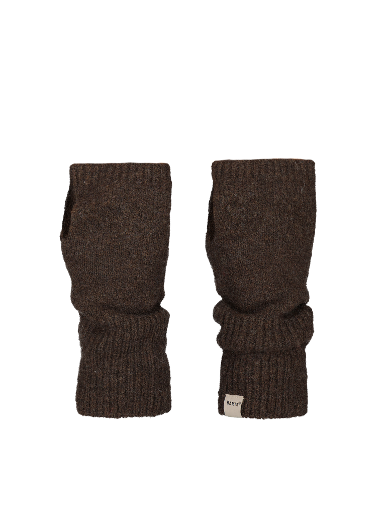 Women Fhearna Fingerless Gloves dark brown