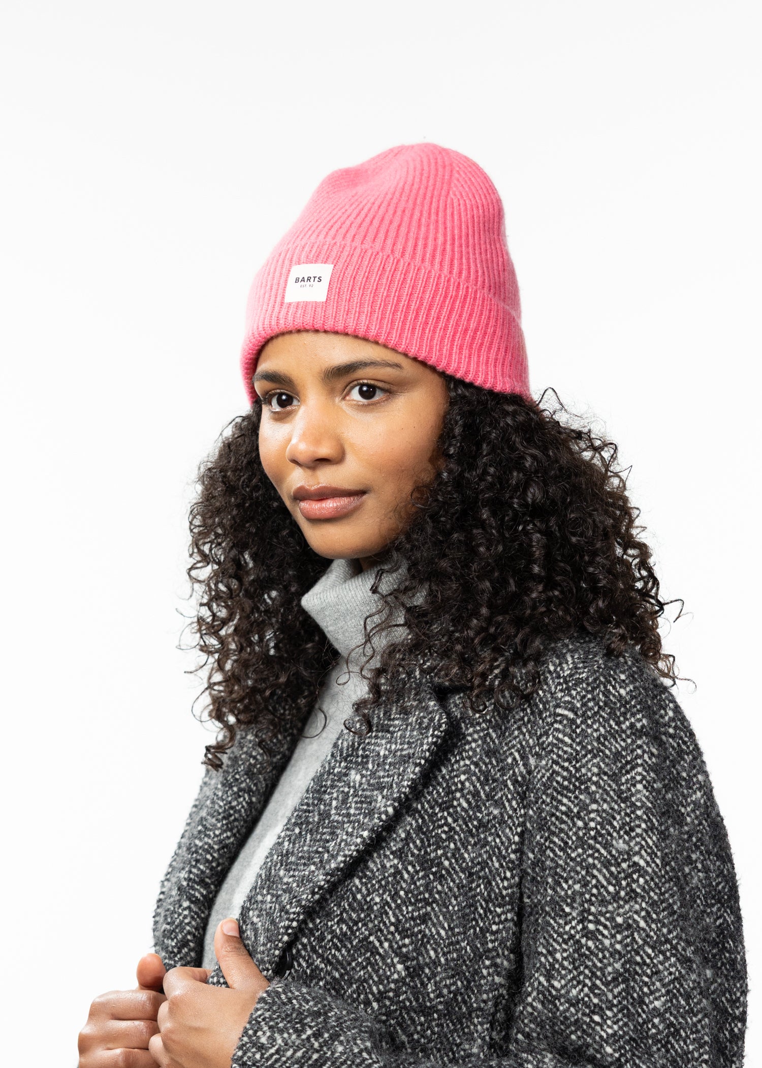 Unisex Kenna Beanie pink - Side