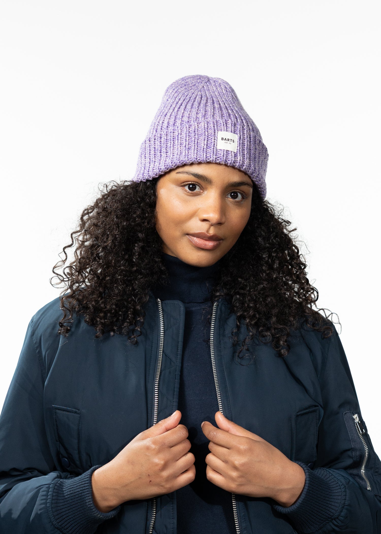 Women Blaira Beanie purple - Front