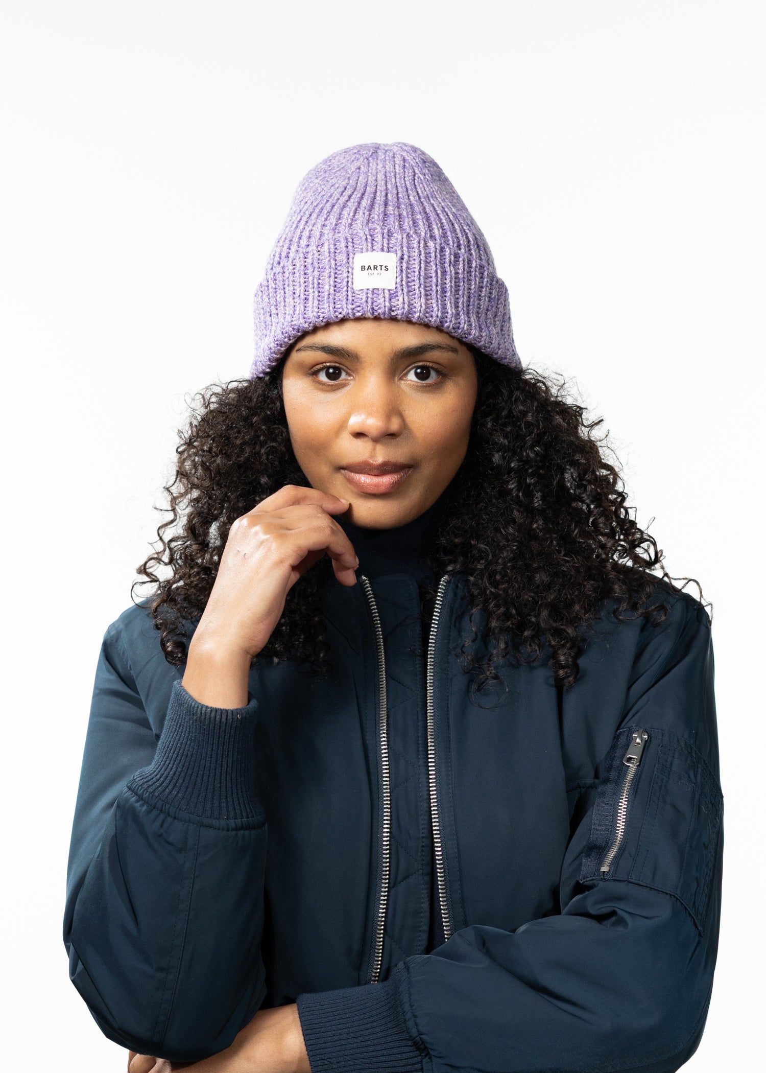 Women Blaira Beanie purple - Front
