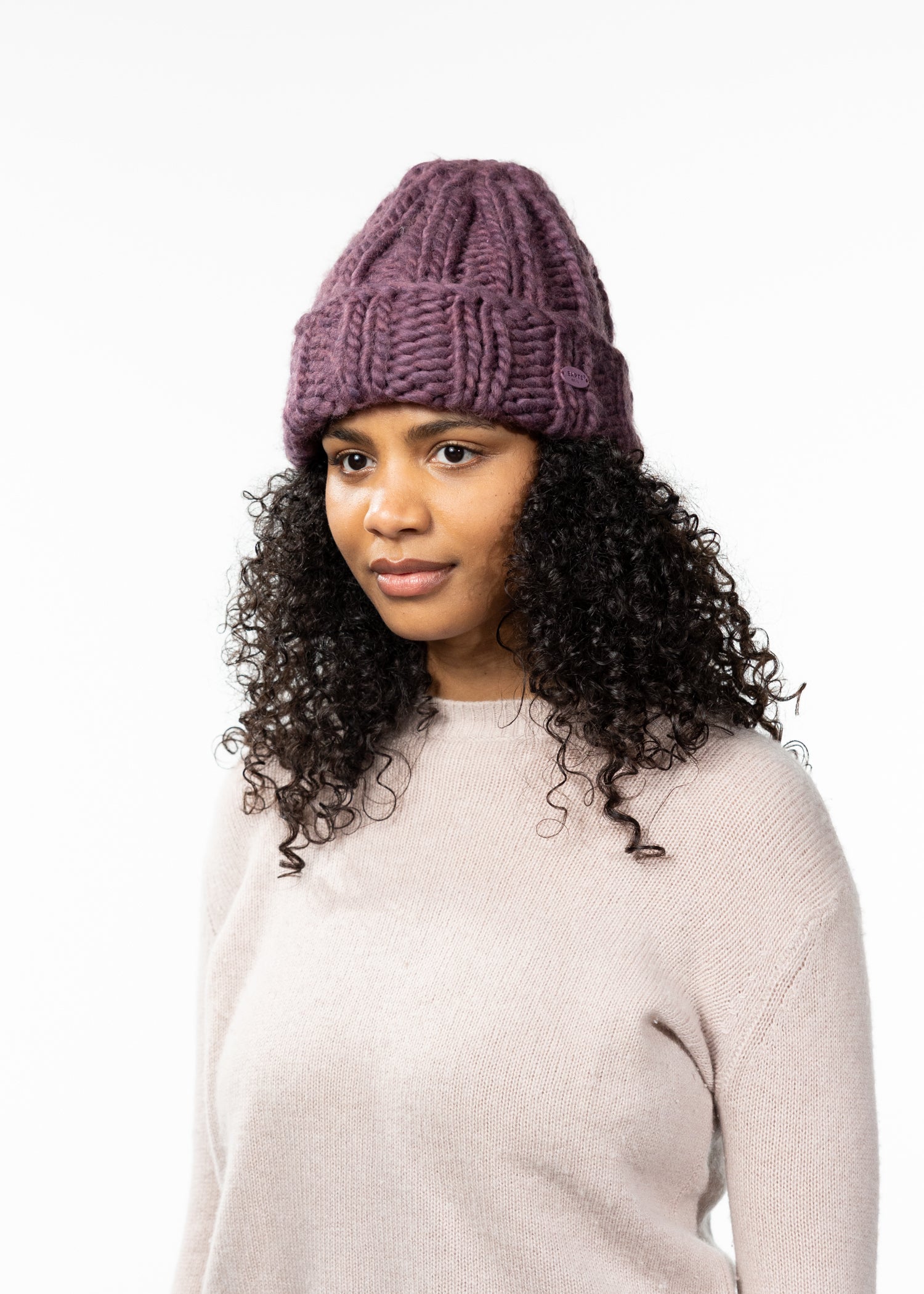 Women Edzella Beanie aubergine - Side