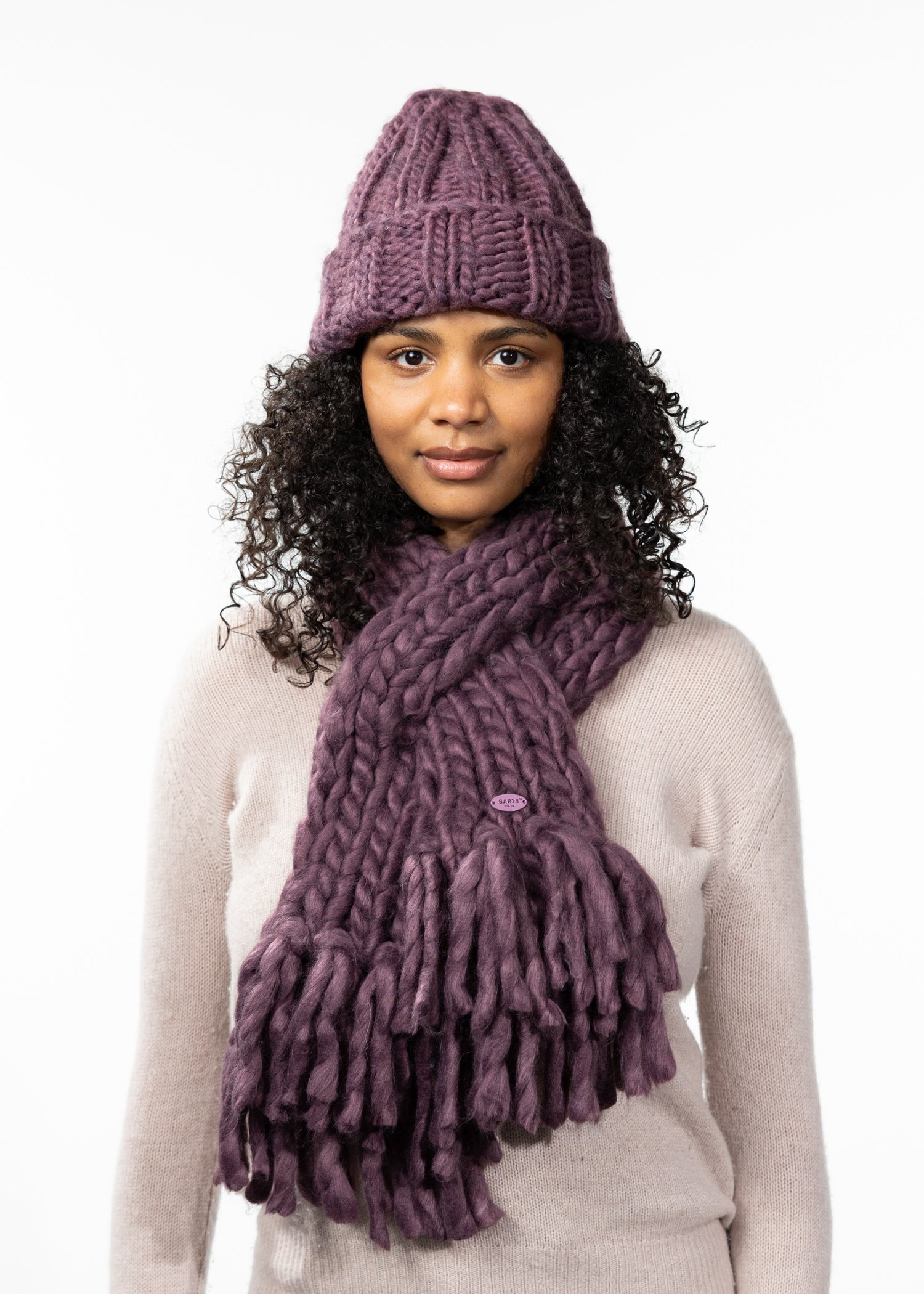 Women Edzella Scarf aubergine - Front