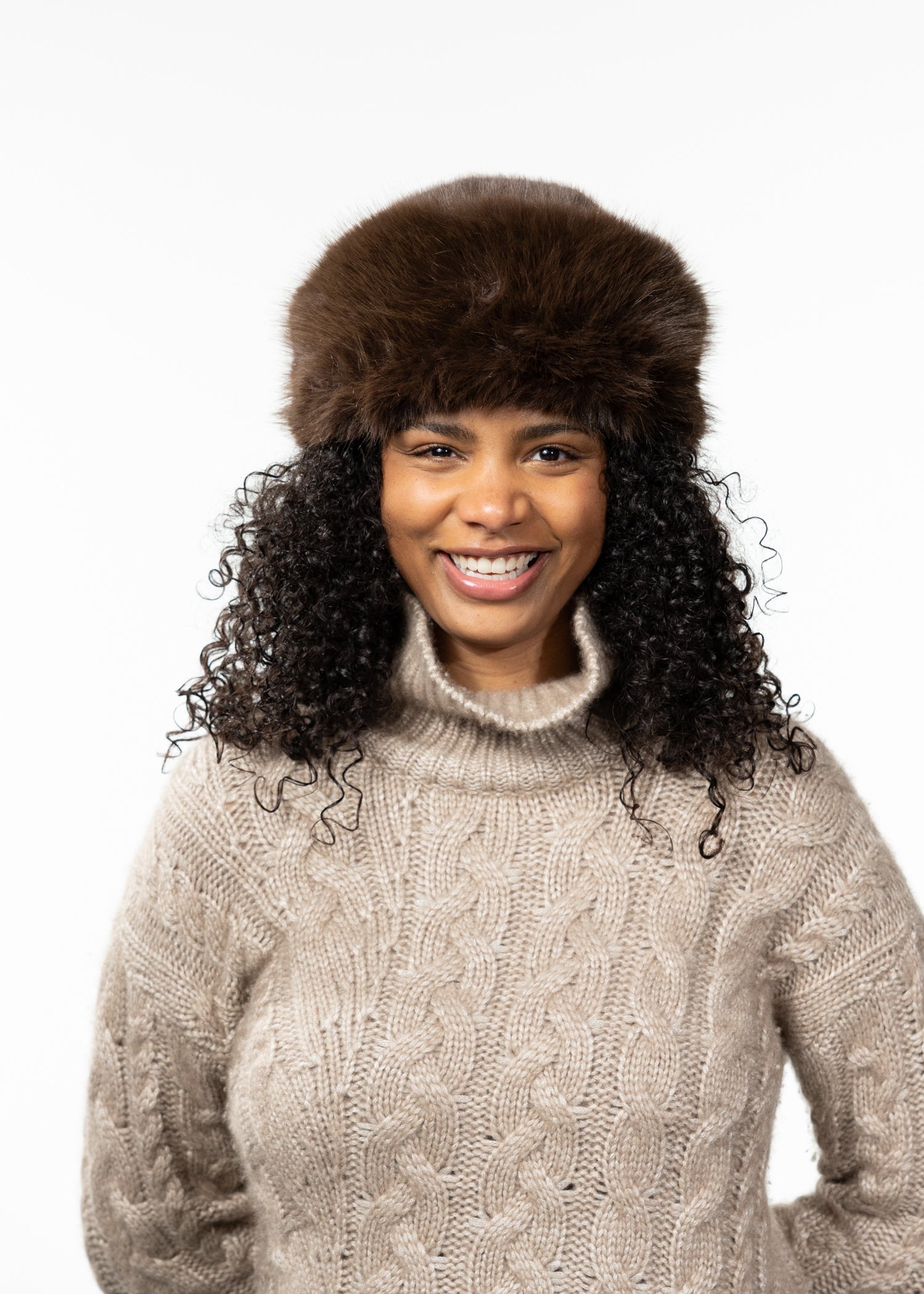 Women Angeliqa Hat dark brown - Front