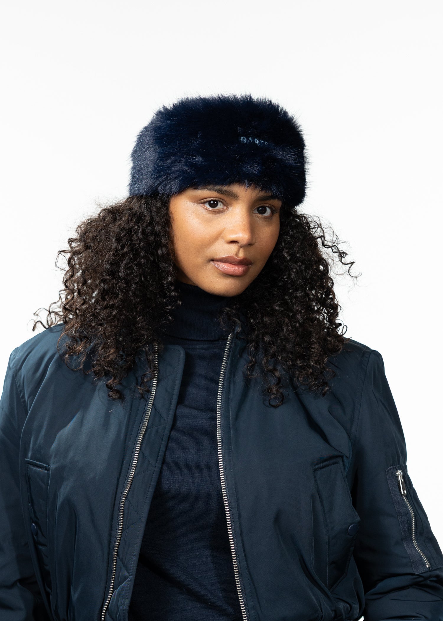 Women Angeliqa Headband navy - Front