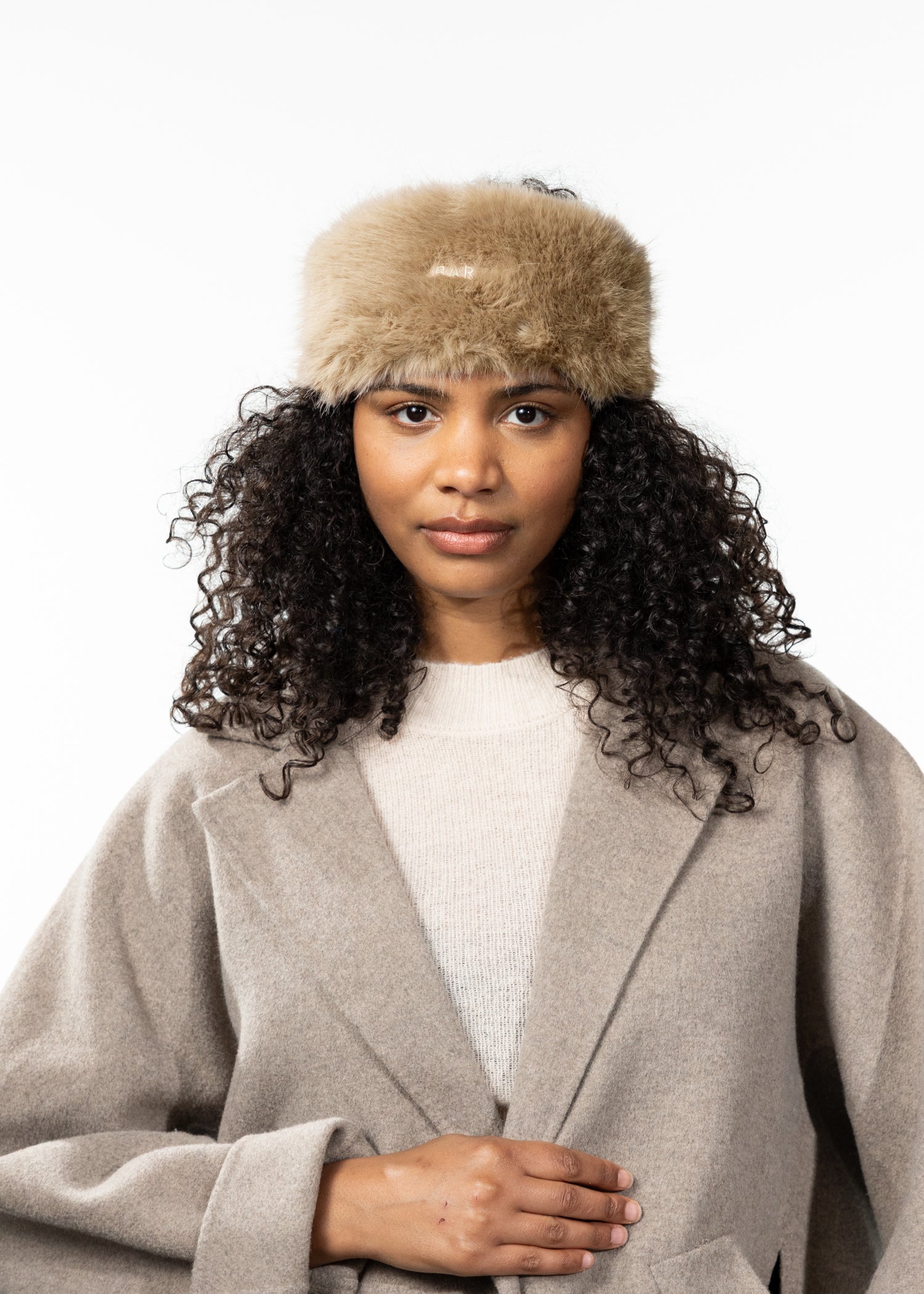Women Angeliqa Headband light brown - Front