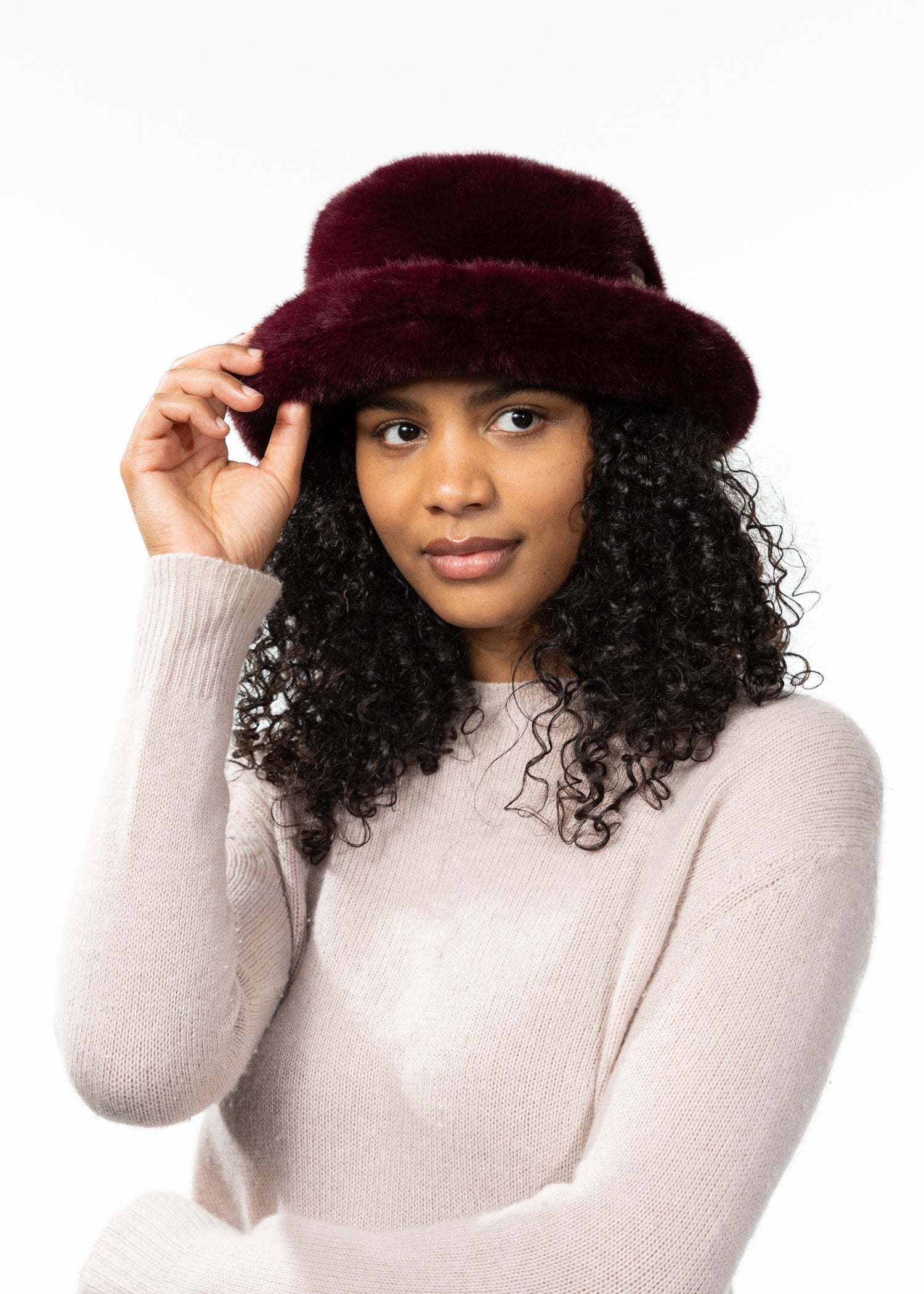 Women Eilidh Hat aubergine - Front