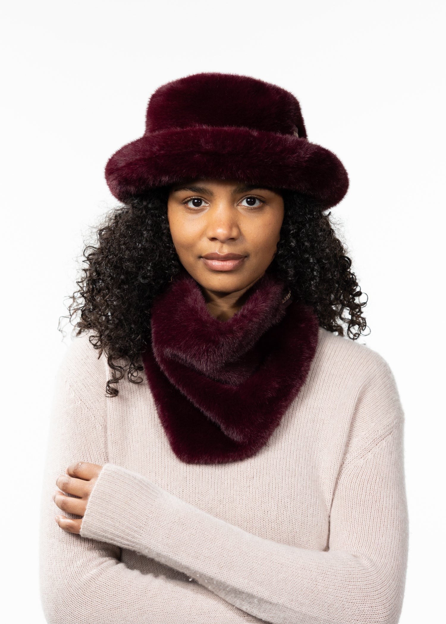Women Eilidh Hat aubergine - Front