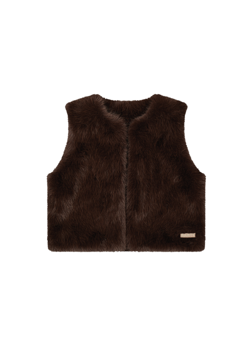 Women Annaliese Gilet dark brown