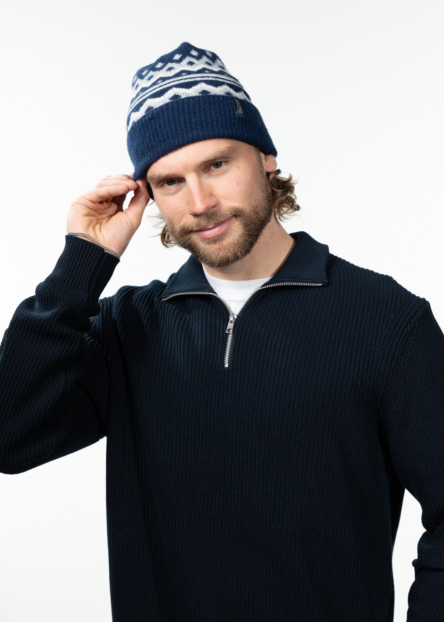 Men Hintertux Beanie navy - Front