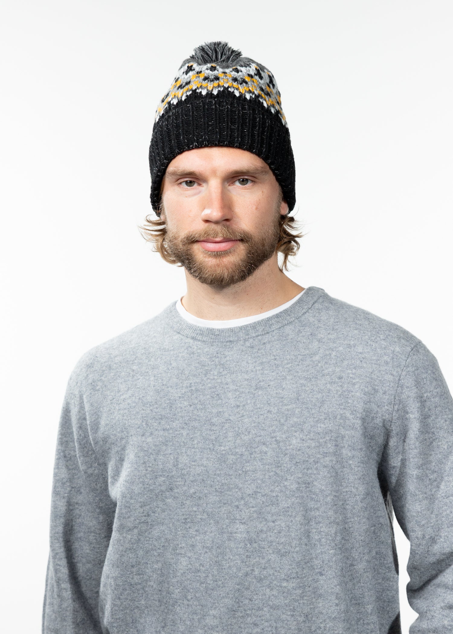 Men Tobles Beanie black - Front