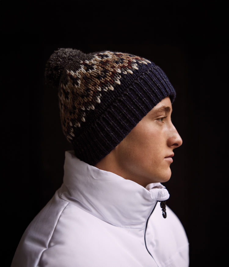 Men Tobles Beanie navy - Model