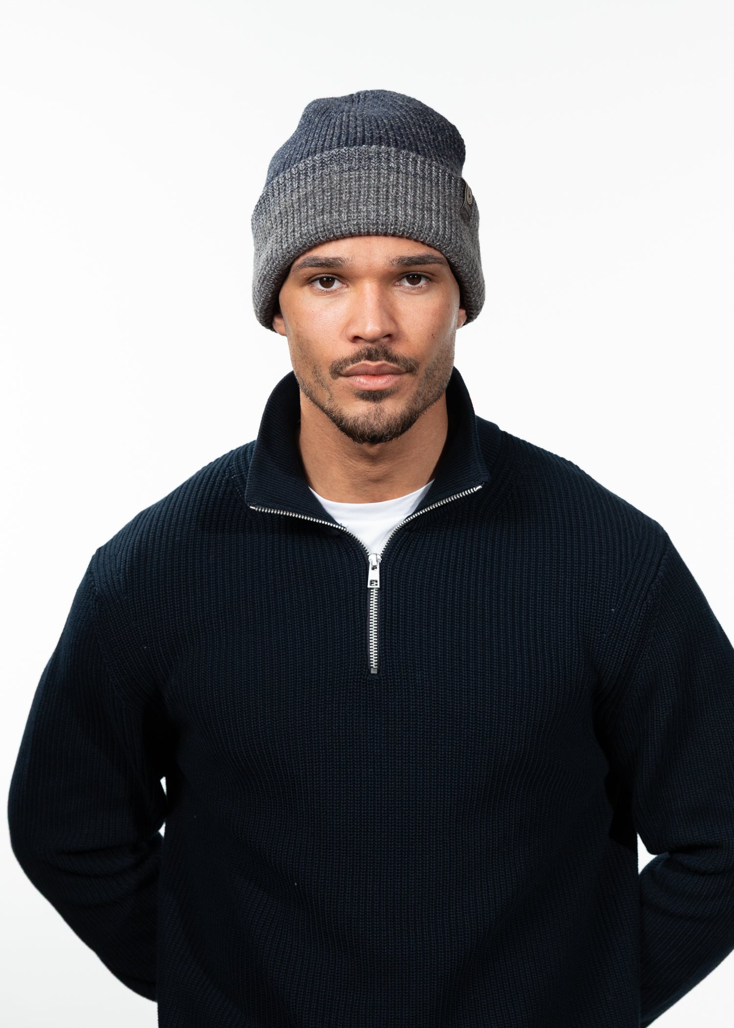 Men Ortler Beanie navy - Front