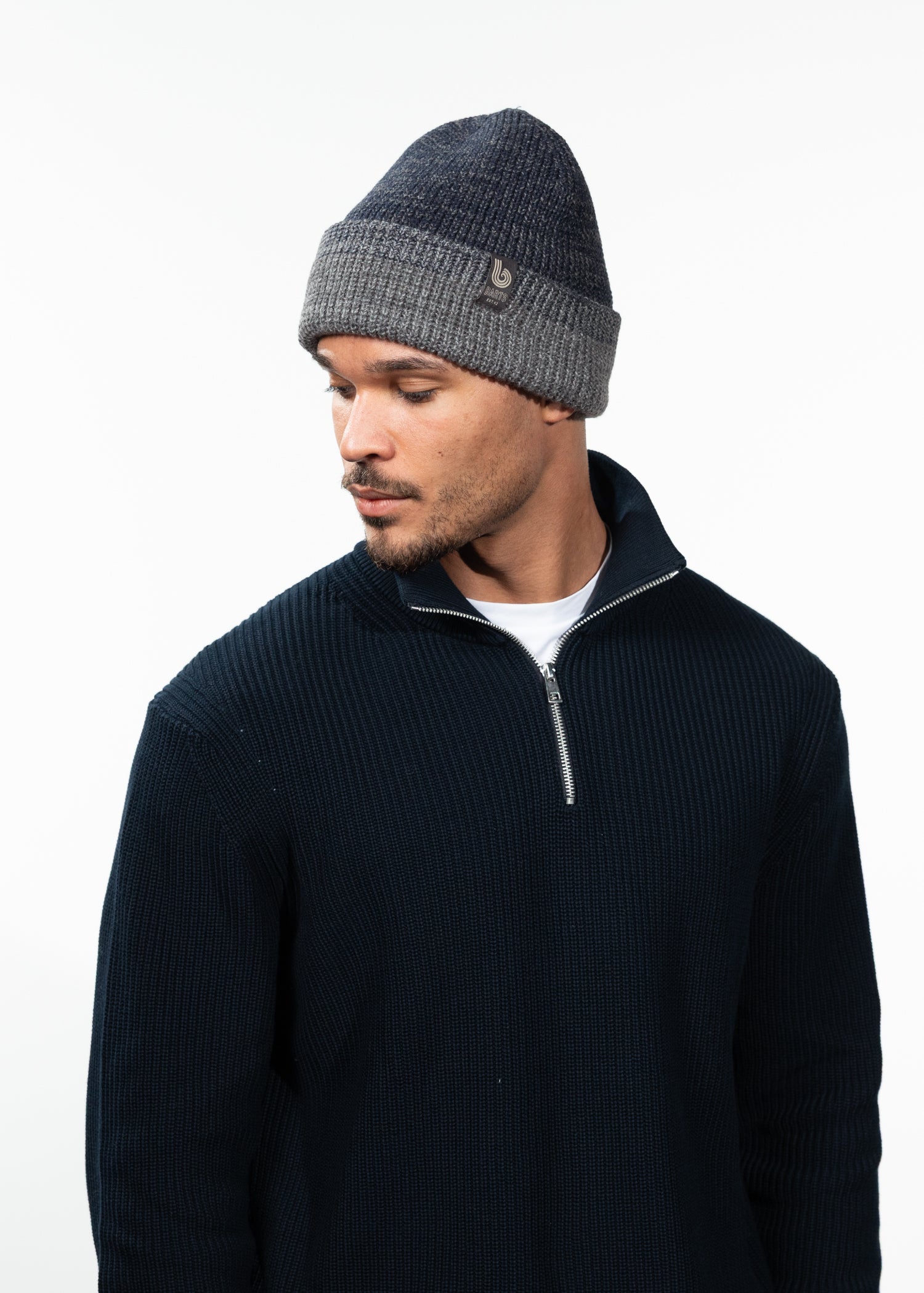 Men Ortler Beanie navy - Side