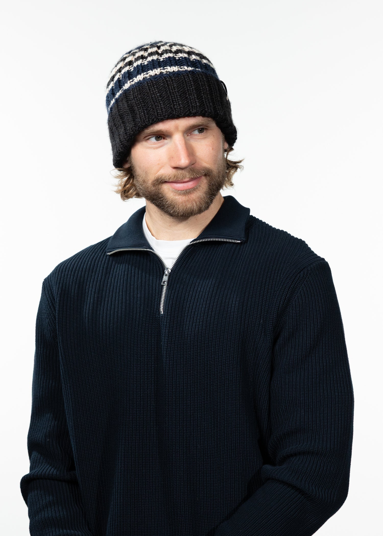 Men Stelviors Beanie black - Front