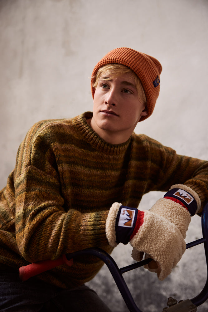 Men Mordag Beanie orange - Model