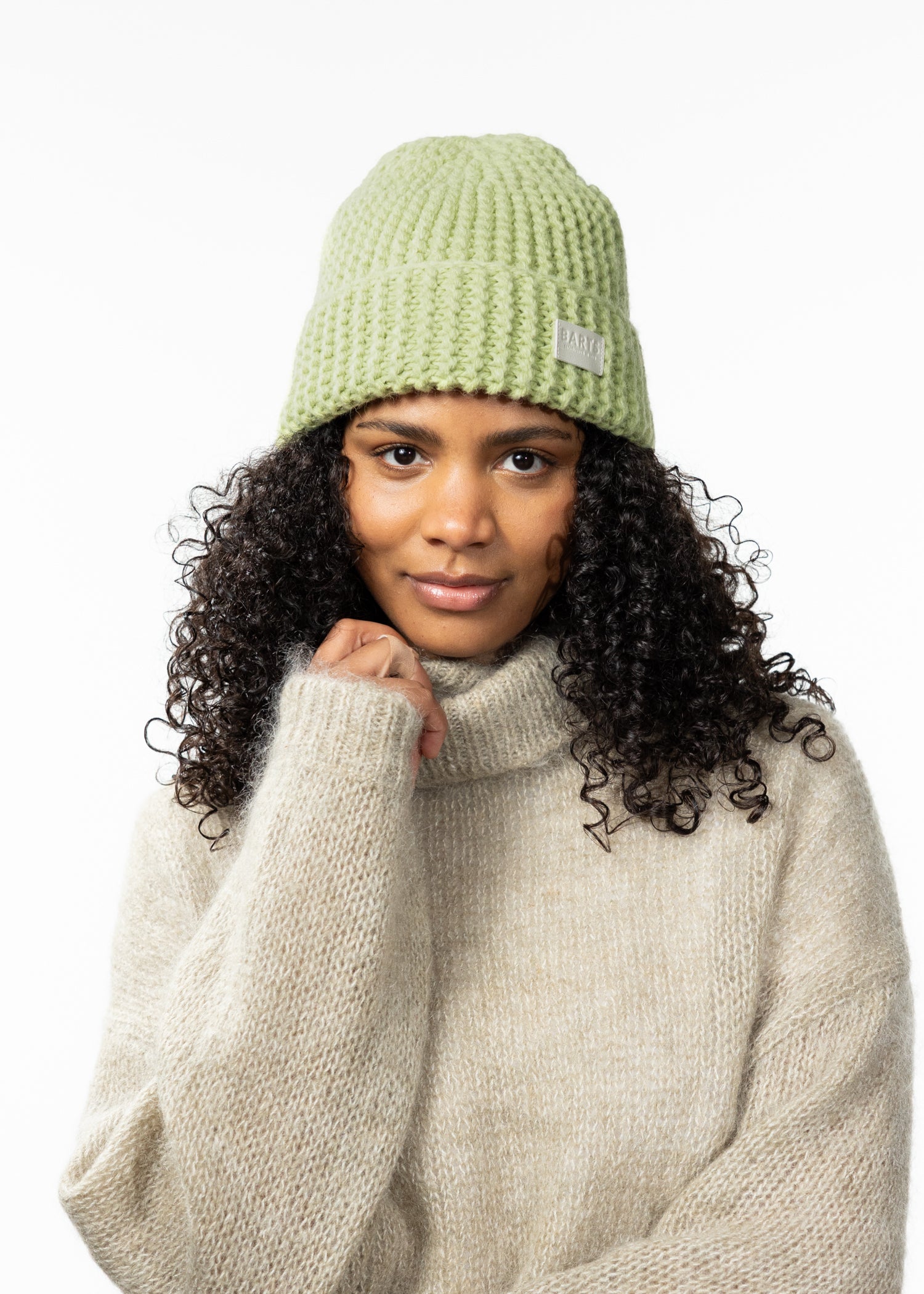 Women Rannoch Beanie light pistache - Front