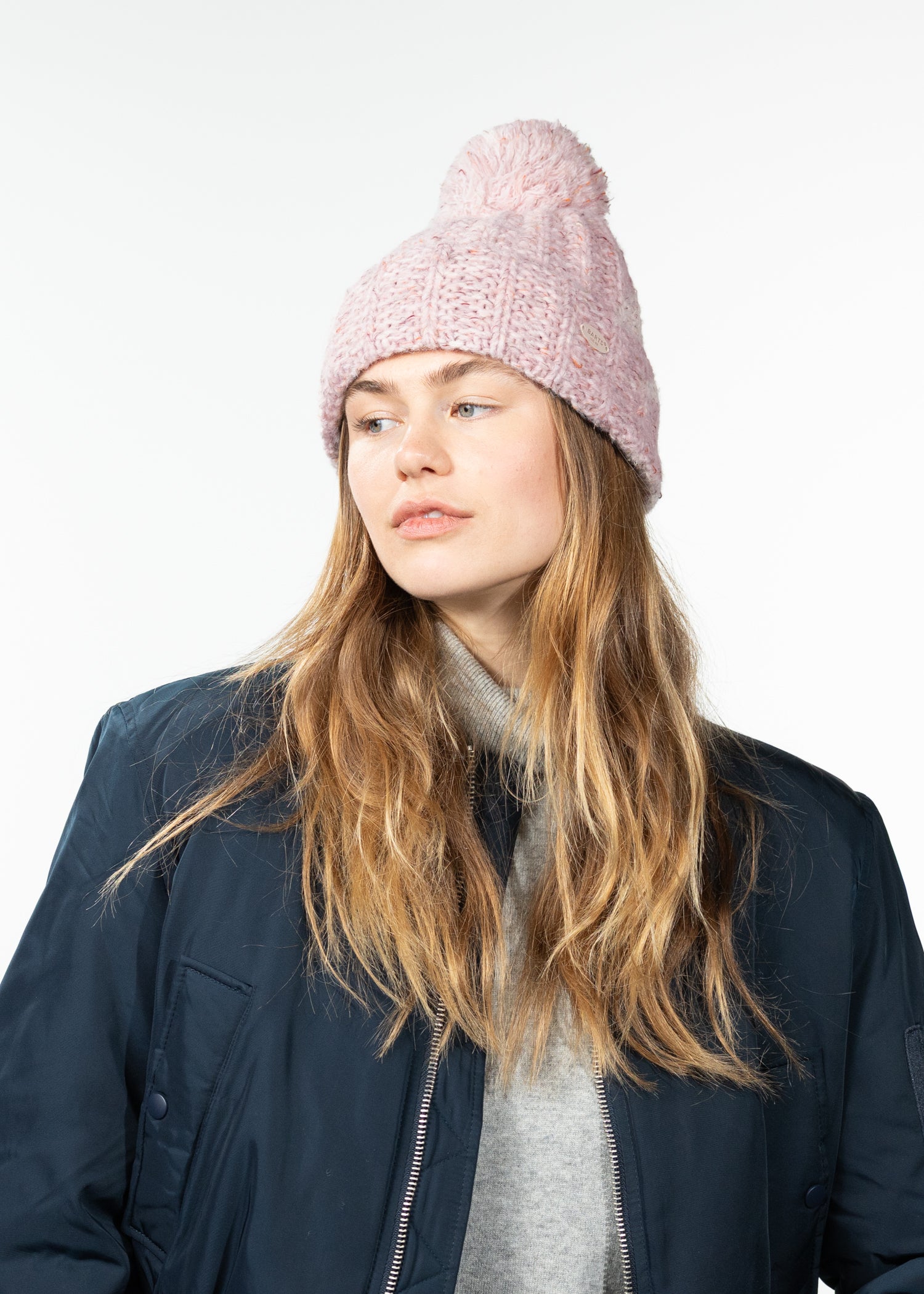 Women Pasque Beanie light pink - Side