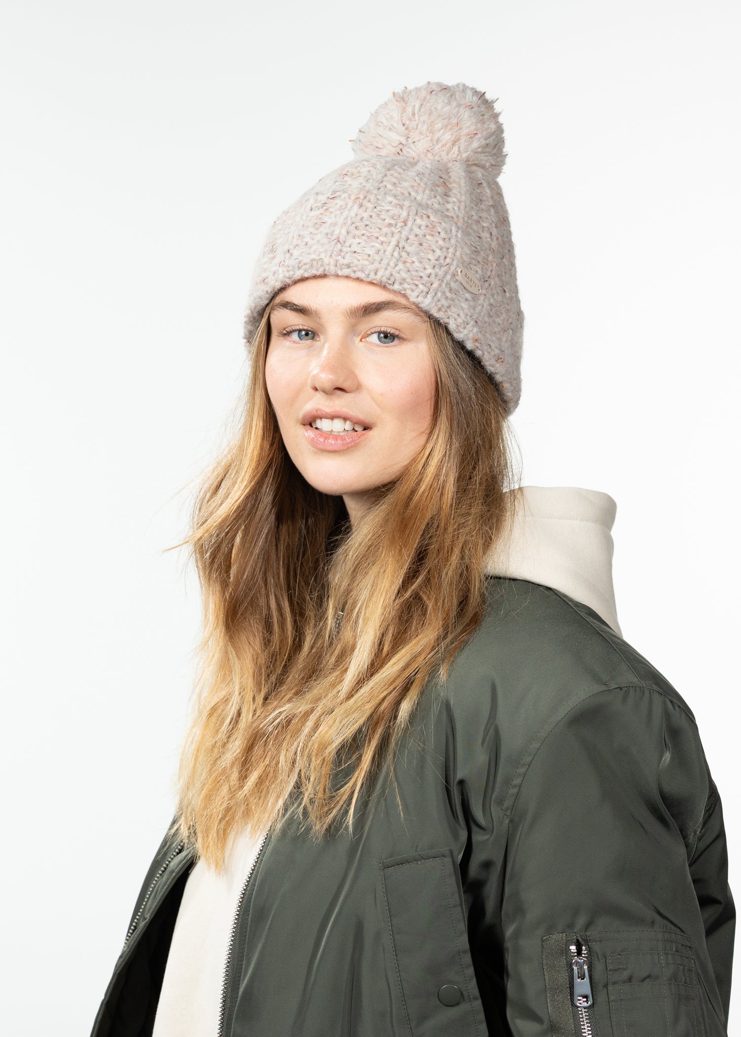 Women Pasque Beanie cream - Side