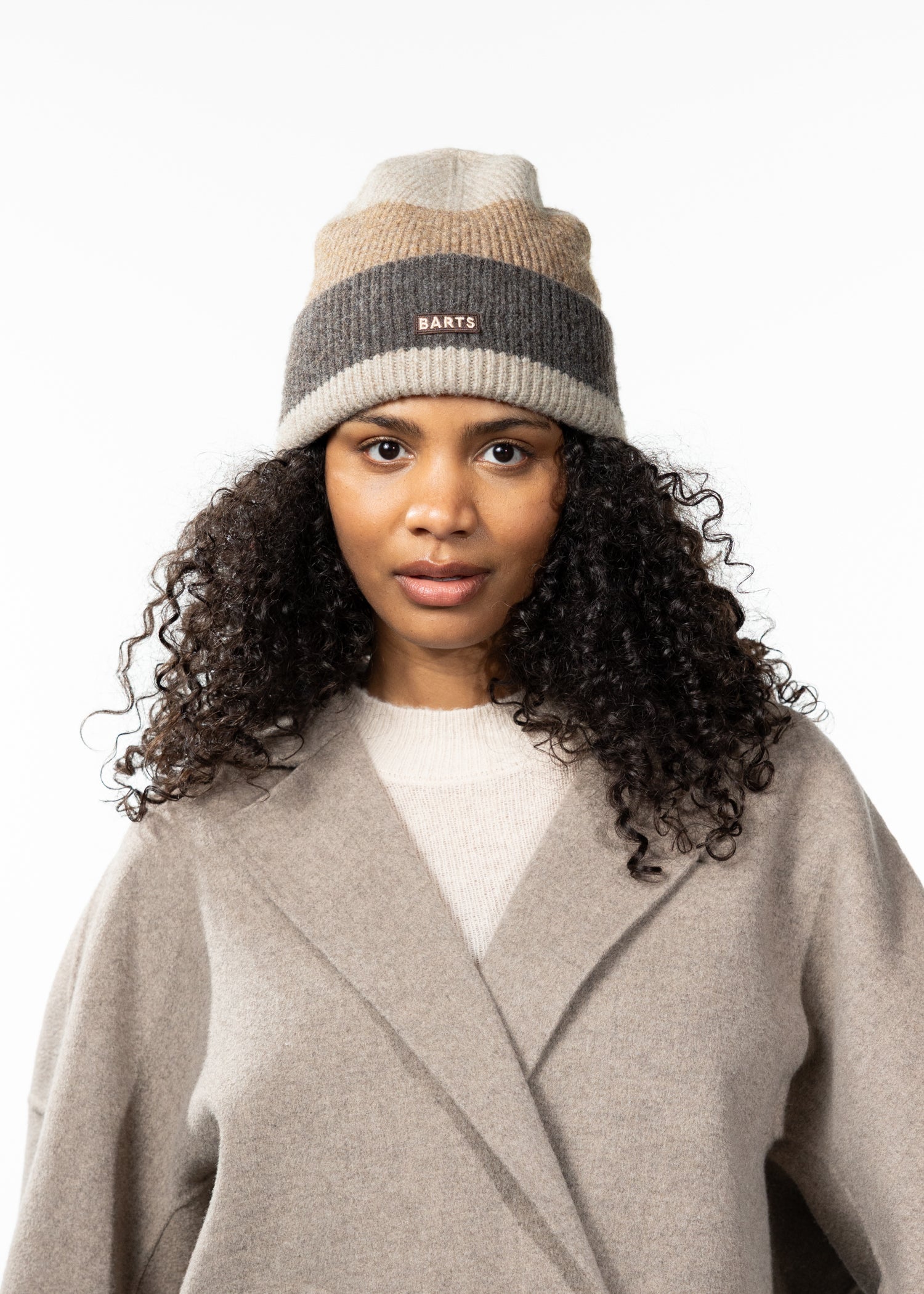 Women Ailisa Beanie dark brown - Front