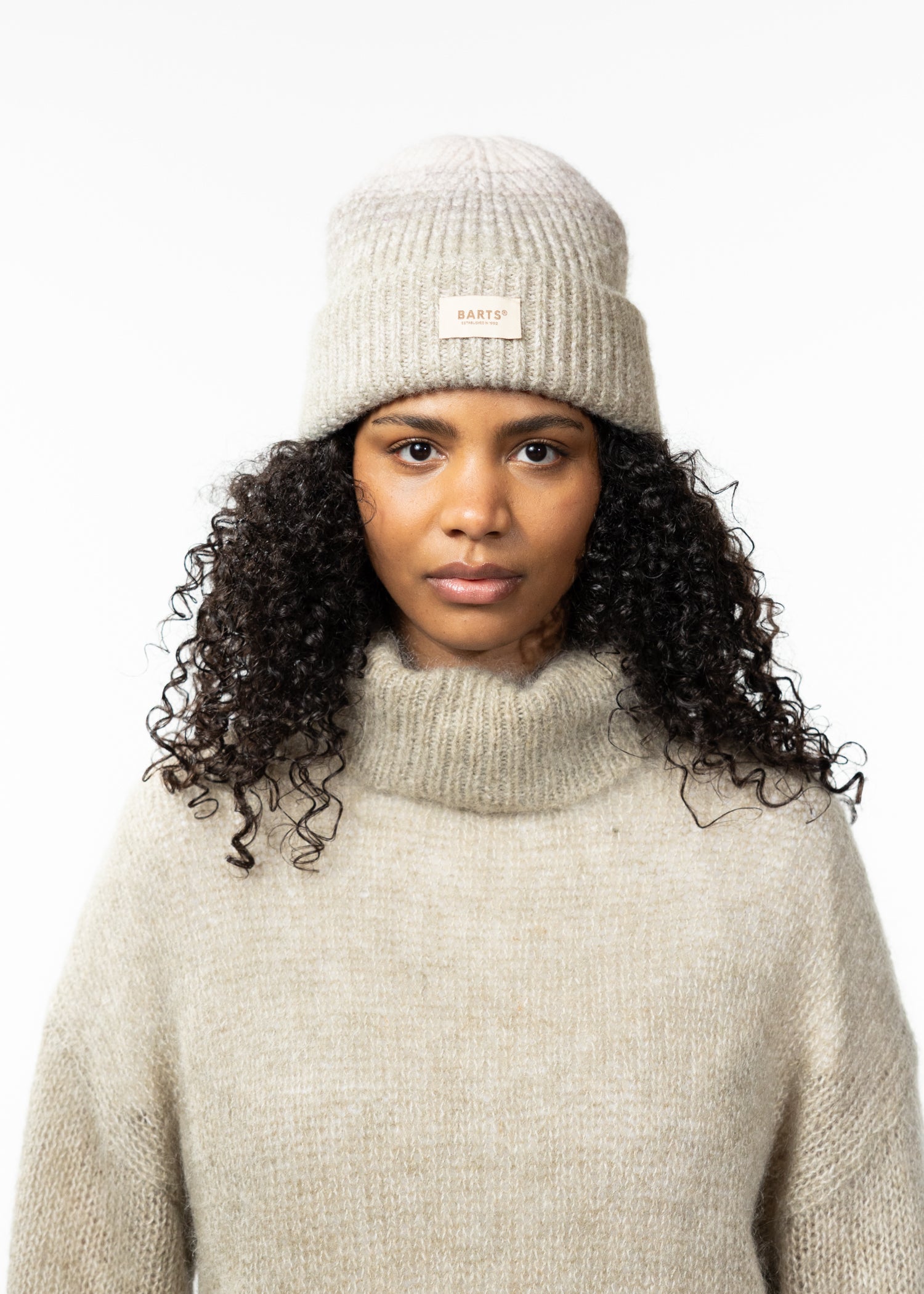 Women Elspet Beanie pale army - Front