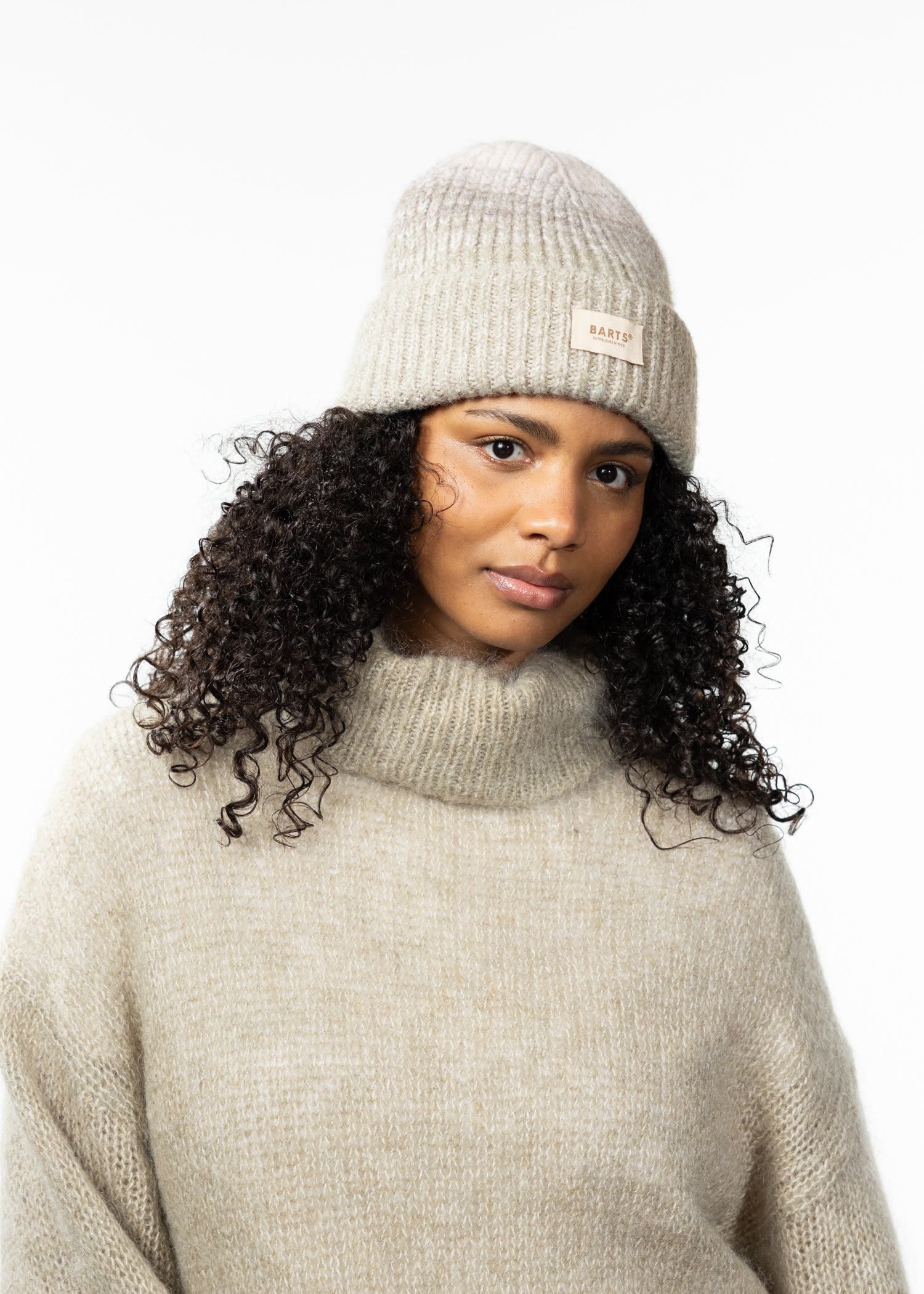 Women Elspet Beanie pale army - Side