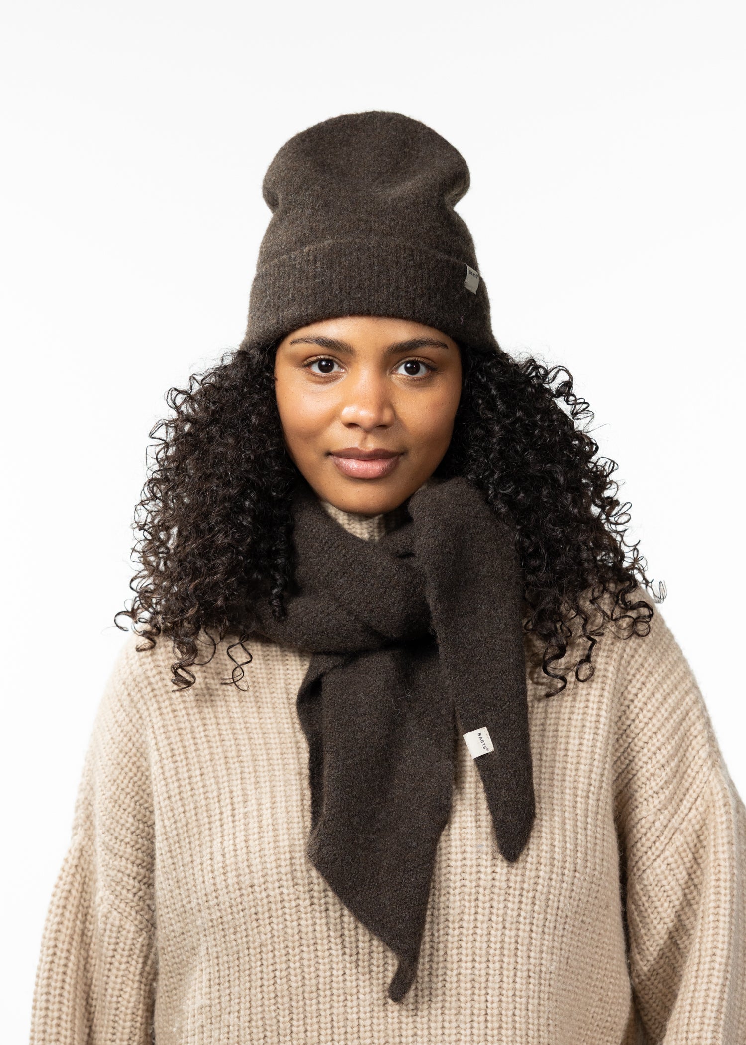 Women Fhearna Scarf dark brown - Front