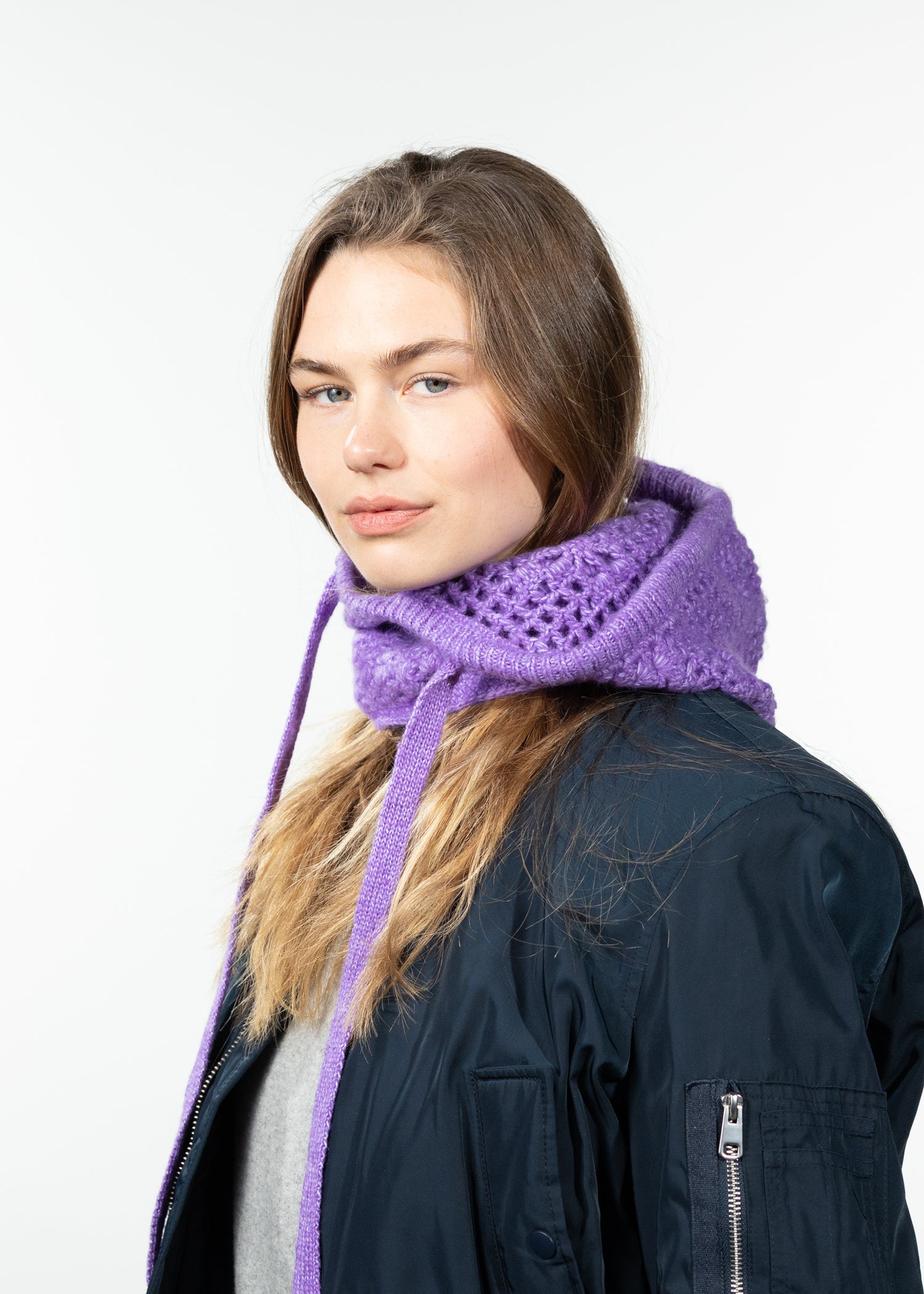 Women Lilhid Hood purple - Side