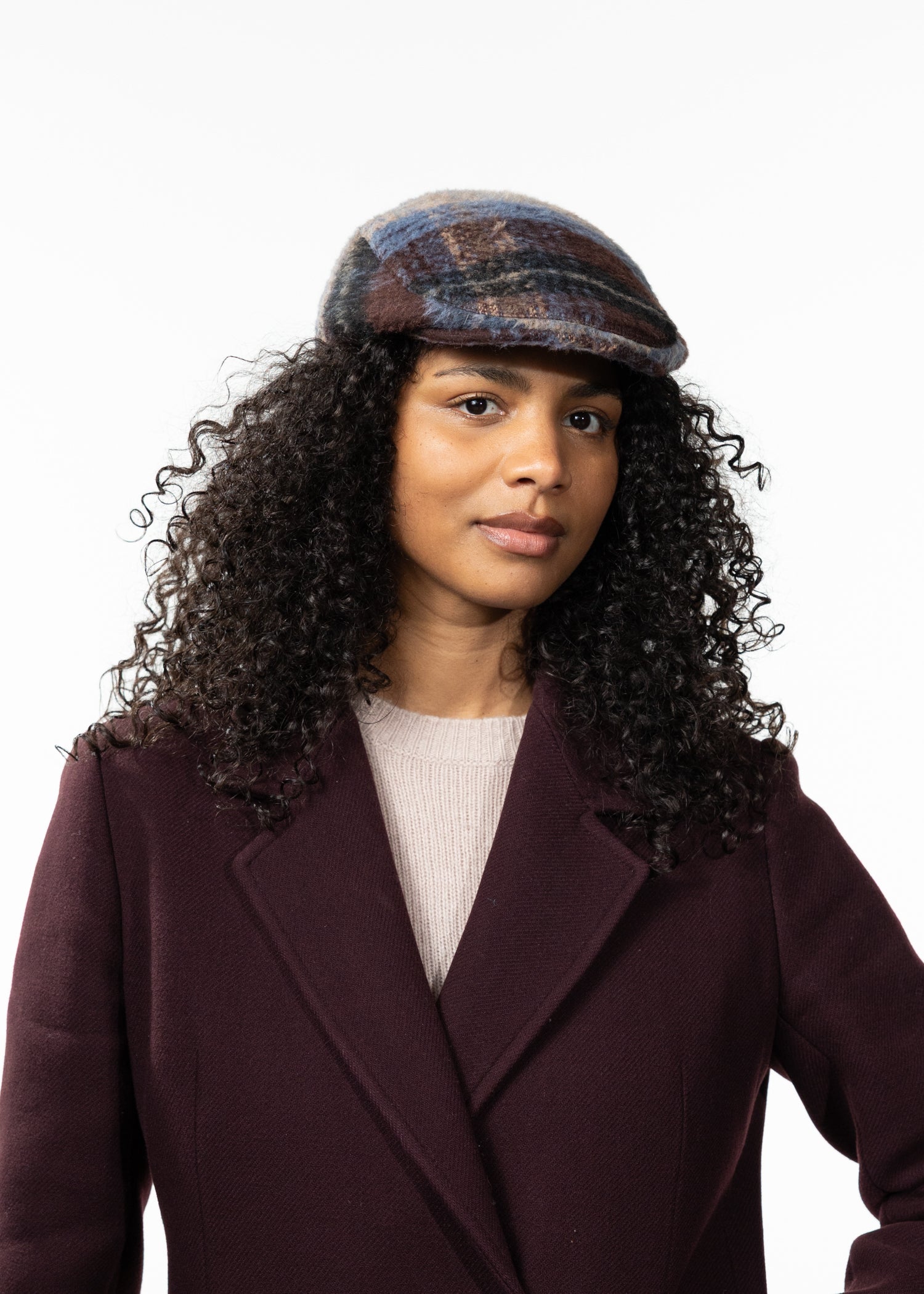 Women Maighread Cap burgundy - Front