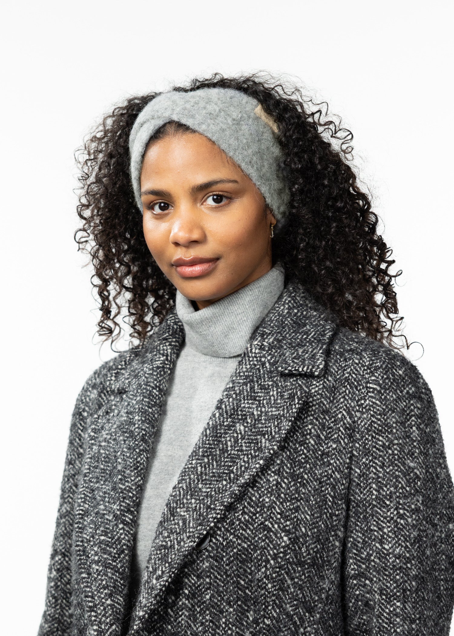 Women Morar Headband heather grey - Side