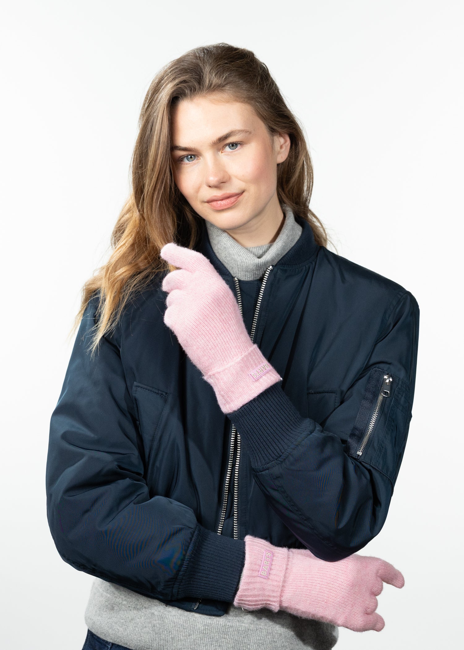 Women Ardelve Gloves light pink - Front