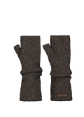 Women Ardelve Fingerless Gloves dark brown