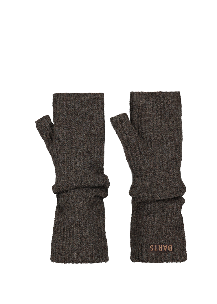 Women Ardelve Fingerless Gloves dark brown