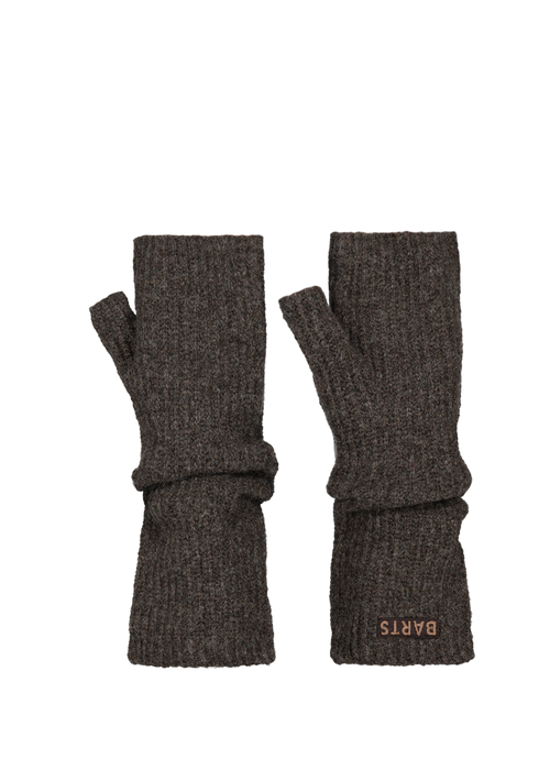 Women Ardelve Fingerless Gloves dark brown