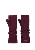 Women Ardelve Fingerless Gloves aubergine