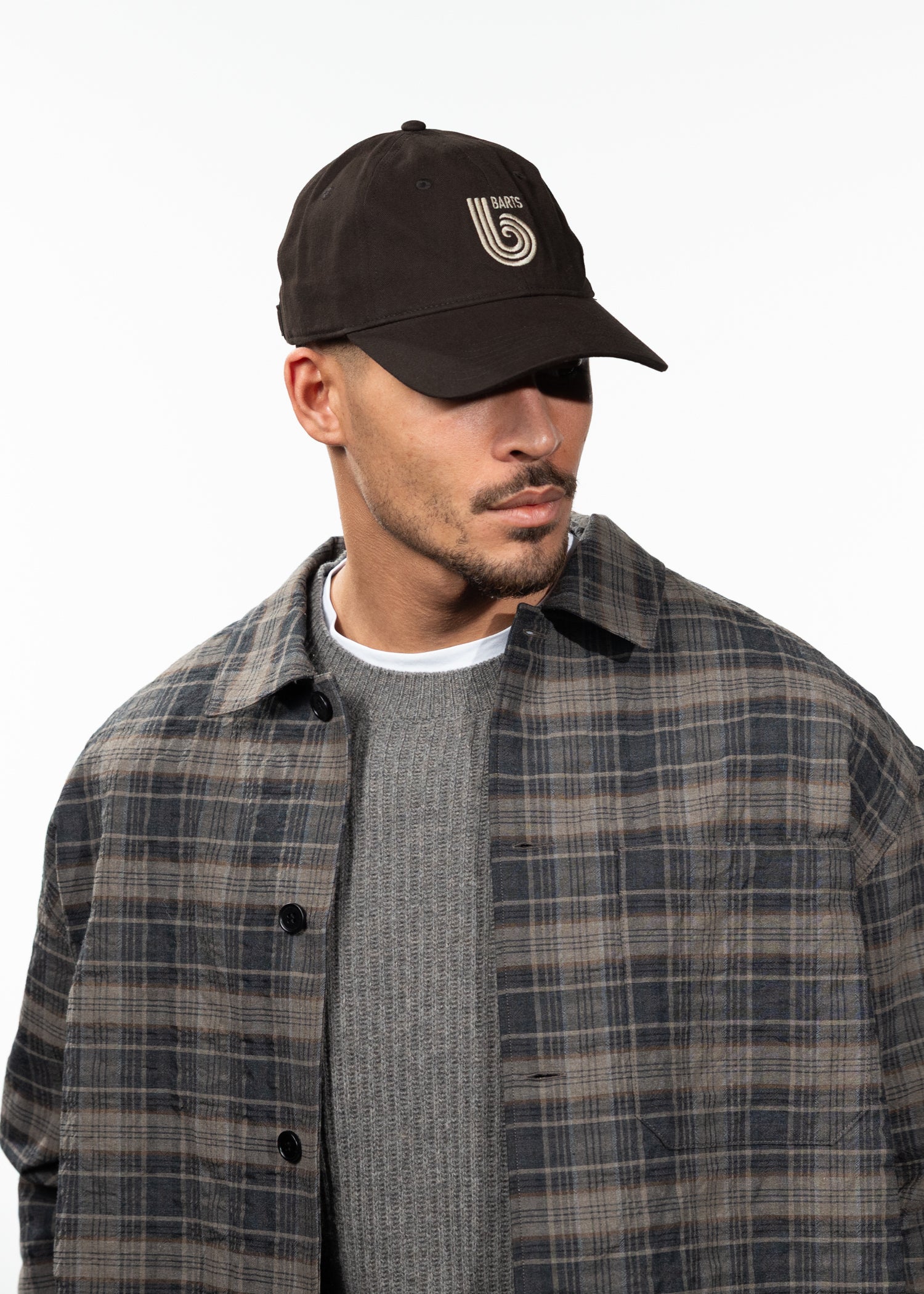 Unisex Munroz Cap dark brown - Front